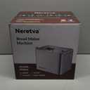 Neretva Bread Maker, 20-IN-1 2LB Bread Machine Dual Heater Bread Maker Machine Automatic with Nonstick Ceramic Pan, 15H Timer & 1H Keep Warm Set, Low Noise, Stainless Steel Breadmaker Recipe-Green