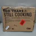 Lodge 10.25 Inch Cast Iron Skillet  Pre-Seasoned Frying Pan with Teardrop Handle  Oven, Stovetop, Grill & Campfire Use  Made in USA  Durable, Non-Toxic, Even-Heating Cookware  Black