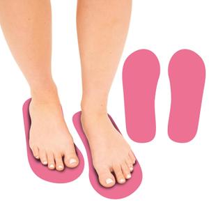 Premium 40Pairs Foam Pads for Spray Tanning  Disposable Spray Tan Feet Pads  Easy-to-Use Foot Protectors Designed for Salons and Mobile Spray Tanning Professionals (Pink)