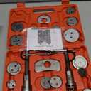 ATPEAM 24PCS Brake Caliper Compression Tool, Heavy Duty Caliper Compressor Kit, Brake Spreading Tool (blue)