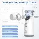 Portable Nebulizer - Nebulizer for Adults and Kids, Nebulizer Machine for Adults and Kids with 3 Modes, Nebulizer Mouthpiece  Mask Accessories for Home and Travel Use APOWUS.