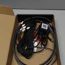 Interior Car LED Strip Lights, Acrylic LED Lights for Car with Dynamic Dreamcolor Chasing, Ambient Lighting Kits Music Sync Wireless APP and RF Remote Control (6 Pieces (Dimensions not Specified))