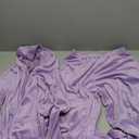 MOEENCN Women 2 Piece Outfits Sweatsuit Oversized Half Zip Sweatshirt Wide Leg Sweatpant Casual Lounge Matching Set Tracksuit Purple XXL