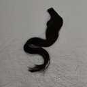 Wavy Tape in Hair Extensions Black #1B Body Wave Human Hair Tape in Extensions Black Wavy Hair Extensions Tape in Invisible Remy Straight for Women 18inch 50g