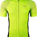 INBIKE Men's Cycling Jersey 3 Rear Pockets Moisture Wicking Short Sleeve Quick Dry Reflective Biking Shirts, S