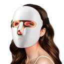 Red Light Therapy Mask for Face & Neck, LED Face Light Therapy,USB C Rechargeable,Infrared Mask
