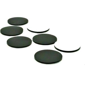 18 Pcs Circular Black Non-Slip Self Adhesive Rubber Feet Pads Protectors Furniture for Cabinets Small Appliances Electronics Picture Frames Furniture Drawers Cupboards