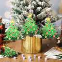 Civaner Roll A Christmas Tree Dice 40 Set Christmas Party for Adults and Families Gifts Xmas Party Favors Supplies for Xmas Festival Activity