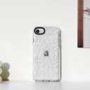 NITITOP Compatible for iPhone SE 2020 / SE 2022/7 / 8 Case Cute Clear for Women Girl Flower Floral Ultra Slim Crystal Shockproof Soft TPU Anti-Yellow Protective Phone Cover - White