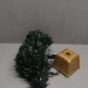Pre-lit Mini Christmas Tree, Tabletop Artificial Fiber Optic Christmas Trees with Gold Base -24 Inch