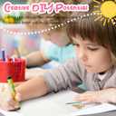 98 Pcs Crayon Classrooms Class Jobs Chart Set Colorful Class Bulletin Board Back to School Teacher's Helper Chalkboard Decor Classroom Bright Jobs Chart with 60 Adhesive Points