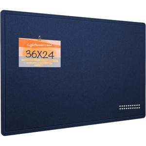 Felt Bulletin Board 36x24 inches, Decorative Pin Board for Home & Office, 23.6" x 35.4"