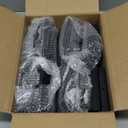 EXCMARK 4x4 Solar Post Cap Lights, 4 Pack Fence Deck Post Lights Outdoor Solar Powered Waterproof with Two Light Modes Warm&Cool White for Garden Patio Decor (Classic Black, 4)