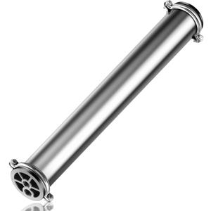 4040 RO Membrane Housing, Heavy Duty 304 Stainless Steel Water Filter for Commercial Use, Fit Various Specifications of 4040 Reverse Osmosis Membranes