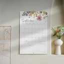 6 x 2025 Wall Calendar, Cabbrix Large Wall Calendar 2025-2026, 22 3/4" x 14 3/4", Calendar from Now to July 2026,Monthly Calendar Perfect for Organizing & Planning, Floral Design