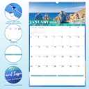 Large Wall Calendar 2026-23" x 15" Large Calendar 2026, Jan. 2026 to Dec. 2026, Vertical Extra Monthly with Julian Date for Office Home Planning & Organizing