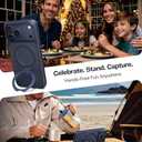 TORRAS for iPhone 17 Pro Max Case with Stand, Compatible with MagSafe, 4X Military Grade Protection, Camera Control Button Translucent Slim Phone Case for iPhone 17 Pro Max 6.9", Deep Blue