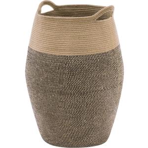 Cotton Rope Laundry Hamper by YOUDENOVA, 105L - Woven Collapsible Laundry Basket - Clothes Storage Basket for Blankets, Laundry Room Organizing, Bedroom Storage, Clothes Hamper