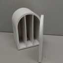 Phone Box for Family Time, Bamboo Cell Phone Jail, 3 Sections Hold 6 Phones, with Charging Holes, Phone Holder Self-Discipline Box, Help Kids Adults Focus Back, Mobile Phone Addiction (White)