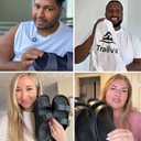 Trailvia Comfortable Footbed Sandals for Men & Women  Adjustable Buckle & Arch Support, Waterproof Summer Slides for Outdoor, Beach & Everyday Adventures (Black)