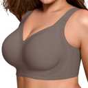 LetsJoli Jelly Bras for Women No Underwire Plus Size Push Up Supportive