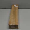 Bronze Aluminium Curtain Rods for Windows,1 Inch Adjustable Curtain Rod 4884,Heavy Duty Drapery Rods with Thicken Bracket, Decorative Modern Single Rod with Aluminium Finials