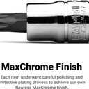 2 x Capri Tools TP45 Star Plus Bit Socket, 3/8 in. Drive (TP45 (Pack of 1))