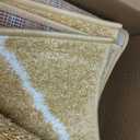 JONATHAN Y Cole Diamond Trellis Gold/White Runner Rug 2x8, Modern,Contemporary,Geometric,Casual, Easy-Cleaning for Living Room,Bedroom,Kitchen,Pet Friendly,Non-Shedding (SEU102E-28)