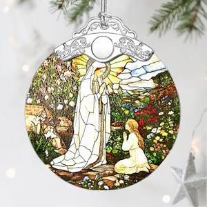 Christian Christmas Ornaments, Christmas Tree Ornaments, Religious Xmas Decorations, Holiday Ornament, Catholic Home Decor, Religious Gift, Faith Gifts for Christian - Virgin Mary