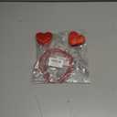 2 x CHUN-YAN Heart Headband - Glitter Valentines Headbands for Women - Valentines Day Accessories Costume Love Decorations Party Favors Outfit