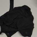 Avidlove Women's Short Sleeve Bodysuit Turtle Neck Body Suits Mesh One Piece Leotard Going Out Tops Date Outfits (Medium, Black)