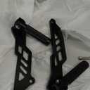 Dirt Bike Rear Foot Pegs Aluminum CNC Passenger Pedal Bracket Rest Footrests for Talaria MX3/MX4/MX5 Electric Dirt Bike Black
