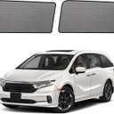 Car Window Shades for 2018-2024 Odyssey - Rear Side Window Sun Shade for Baby, Breathable Mesh Privacy Window Covers, UV Protection & Heat Insulation for Travel, Napping, Camping