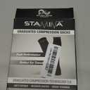 Physix Gear Compression Socks - Best Men & Womens Compression Socks for Circulation, Running, Nurses, Athletic Use Sock Compression, Blood Pressure Socks, Calcetines de Compresion, All, Black, L/ XL