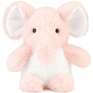 PEACH CAT Elephant Stuffed Animal Cute Plushies Small Plush Toys Gifts for Kids Pink