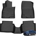 Floor Mats for 2014-2018 Mazda 3 All Weather Automotive TPE Floor Liners Anti-Slip Waterproof Front & Rear Row Accessories (Car Mats)