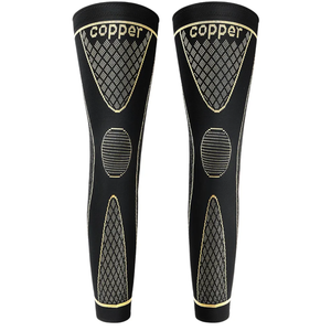 SKDK Copper Full Leg Compression Sleeves - Protect Legs for Men & Women, Basketball, Cycling, Football, Arthritis Relief, Reduce Varicose Veins & Swelling XL
