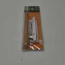Prime-Line C 1204 Sliding Glass Door Handle Set  Replace Old or Damaged Door Handles Quickly and Easily  White Diecast, Mortise/Hook Style, Fits 3-15/16 In. Hole Spacing (1 Set)