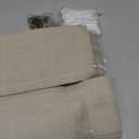 Taupe Flax Linen Curtains 90 Inches Long for Living Room Bedroom 2 Panels Set Pinch Pleated Neutral Farmhouse Burlap Windows Curtain for Dining Room Light Filtering Drapes Tan Brown Burlywood Birch