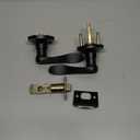 1 Pack Keyed Entry Door Handles, Oil Rubbed Bronze Finish, Interior Door Handle for Living Room, Bedroom Door Knobs with Lock, Keyed Alike Door Levers, Reversible for Left/Right Handed Doors