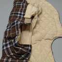 Kuoser Warm Dog Coat, Waterproof Dog Jacket for Extra Large Dogs, Adjustable Durable XXL Doggie Winter Coat Reversible Puppy Cold Weather Apparel from Small to Large Breed, Brown XXL