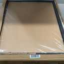 VERANI 36 Baseball Card Display Case - Graded Sports Card Display Frame - Holds Sport Cards with UV Protection Clear View Lockable Wall Cabinet for Football Basketball Hockey Trading Card Large Black