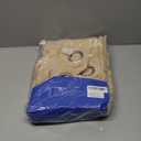 MIULEE Room Darkening Extra Long Curtains Thermal Insulated Drapes Solid Window Treatment Set Grommet Top Light Blocking Blackout Curtain for Living Room/Bedroom 2 Panels 52 x 120 inch Beige