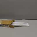 LazBlinds No Tools No Drill 1" Vinyl Mini Blinds, Cordless Blinds for Windows, Light Filtering Horizontal Window Blinds & Shades, 23" W x 64" H, White