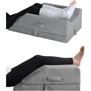 KingPavonini Adjustable Leg Elevation Pillows for Swelling, Pain Relief After Surgery