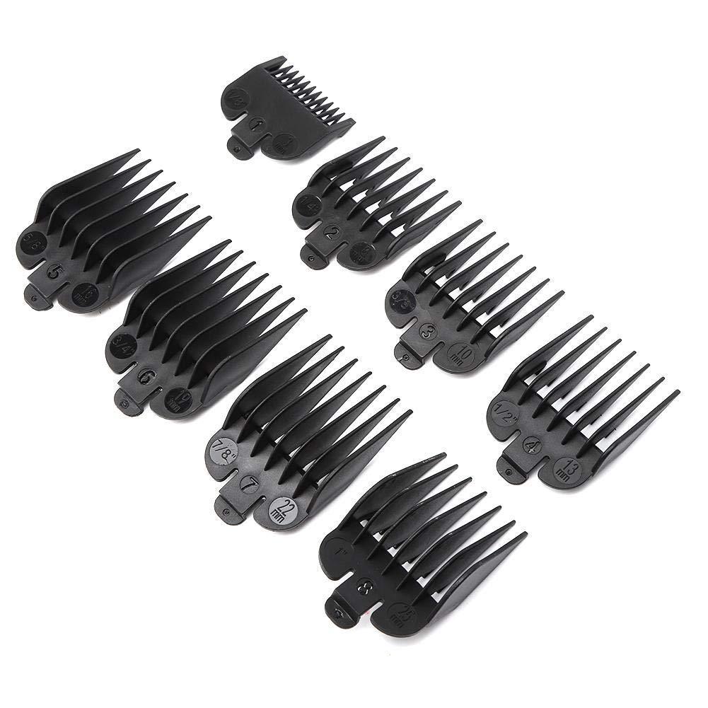 6 Pcs Professional Hair Clipper Combs Guides, Wahl Replacement Guards Set #3171-400 – 1/8” to 1” Fits Most Size Wahl Clippers/Trimmers, Black 1 6 Pcs Professional Hair Clipper Combs Guides, Wahl Replacement Guards Set #3171-400 – 1/8” to 1” Fits Most Size Wahl Clippers/Trimmers, Black 1