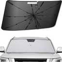 SXCY for 2021-2024 2025 Nissan Armada Windshield Umbrella Sunshade [Easier Foldable] for 2025 Armada Accessories 2025 Armada Sunshade Umbrella for 2025 Armada Windshield Sun Shade Umbrella