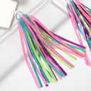 NUOBESTY 1 Pair of Kids Bike Streamers - Colorful Handlebar Tassels for Bicycles, Tricycles, Baby Carriers & Toddler Bike Accessories (10.82 inch)
