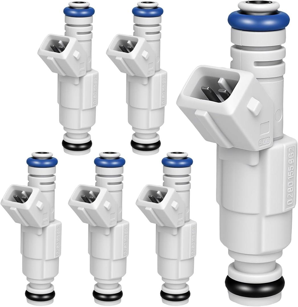1998-2001 6PCS Fuel Injector Compatible for Ford Explorer 1999 2000 & Ford Ranger1998-2000, Mazda B4000 1998-2001 V6 4.0L, Replaces 0280155962