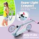 PHOEROS Kick Scooter for Kids Ages 6-12, Teens & Adults, Youth. Lightweight Aluminum Kick Scooter for Teens, Adults, Boys, Girls with 8-inch Big Wheels, Foldable, 3 Height Adjustable, Shock Absorption